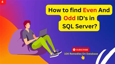 how to find odd numbers in sql